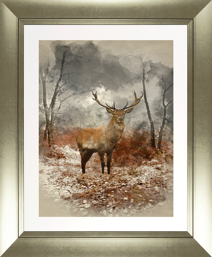 Standing Proud Stag - TheArtistsQuarter