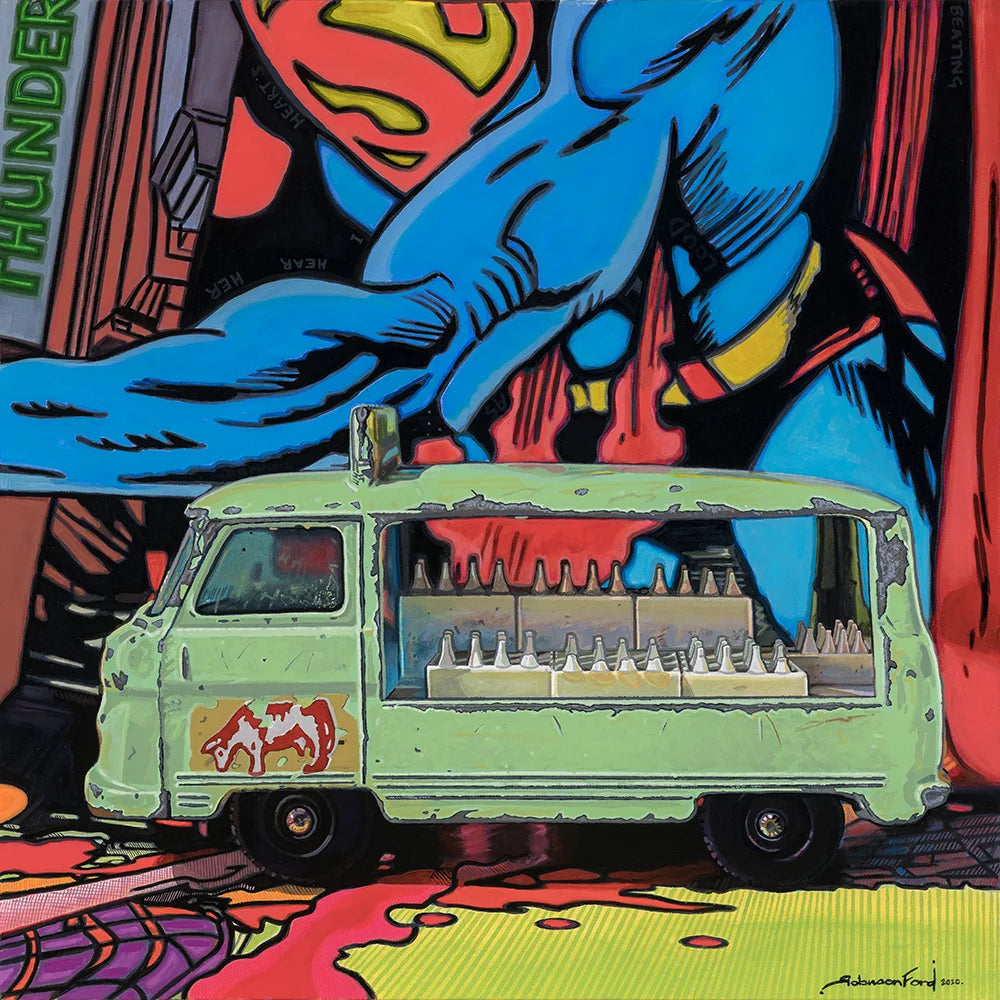 Milk Van By Dan Robinson-Ford (Limited Edition) - TheArtistsQuarter