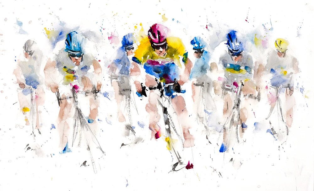 Yellow Jersey By Roger Simpson (Limited Edition) - TheArtistsQuarter