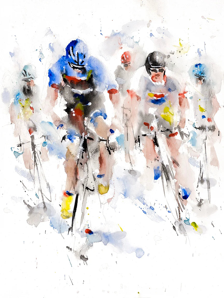 Sprint Finish By Roger Simpson (Limited Edition) - TheArtistsQuarter
