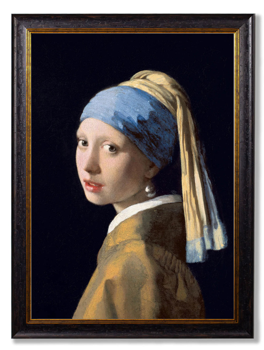 c.1665 Girl with a Pearl Earring J Vermeer - TheArtistsQuarter