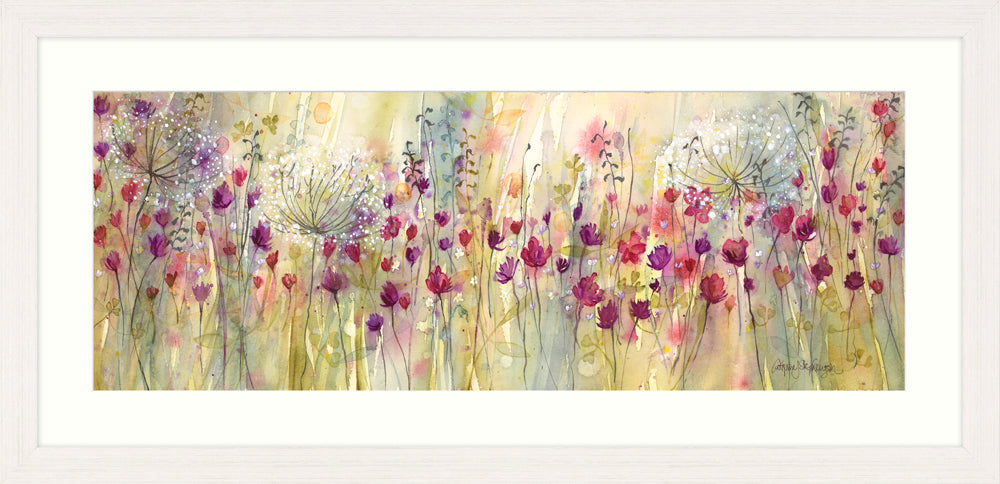 Spring Floral Pods Framed By Catherine Stephenson - TheArtistsQuarter