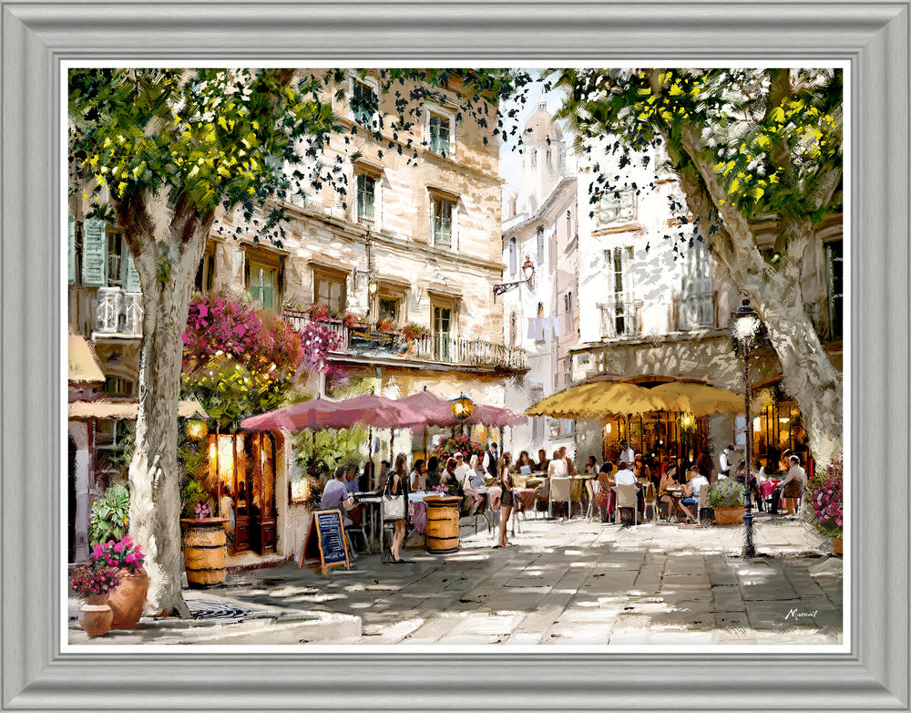 Late Afternoon (Large) By Richard MacNeil – Champagne Frame - TheArtistsQuarter