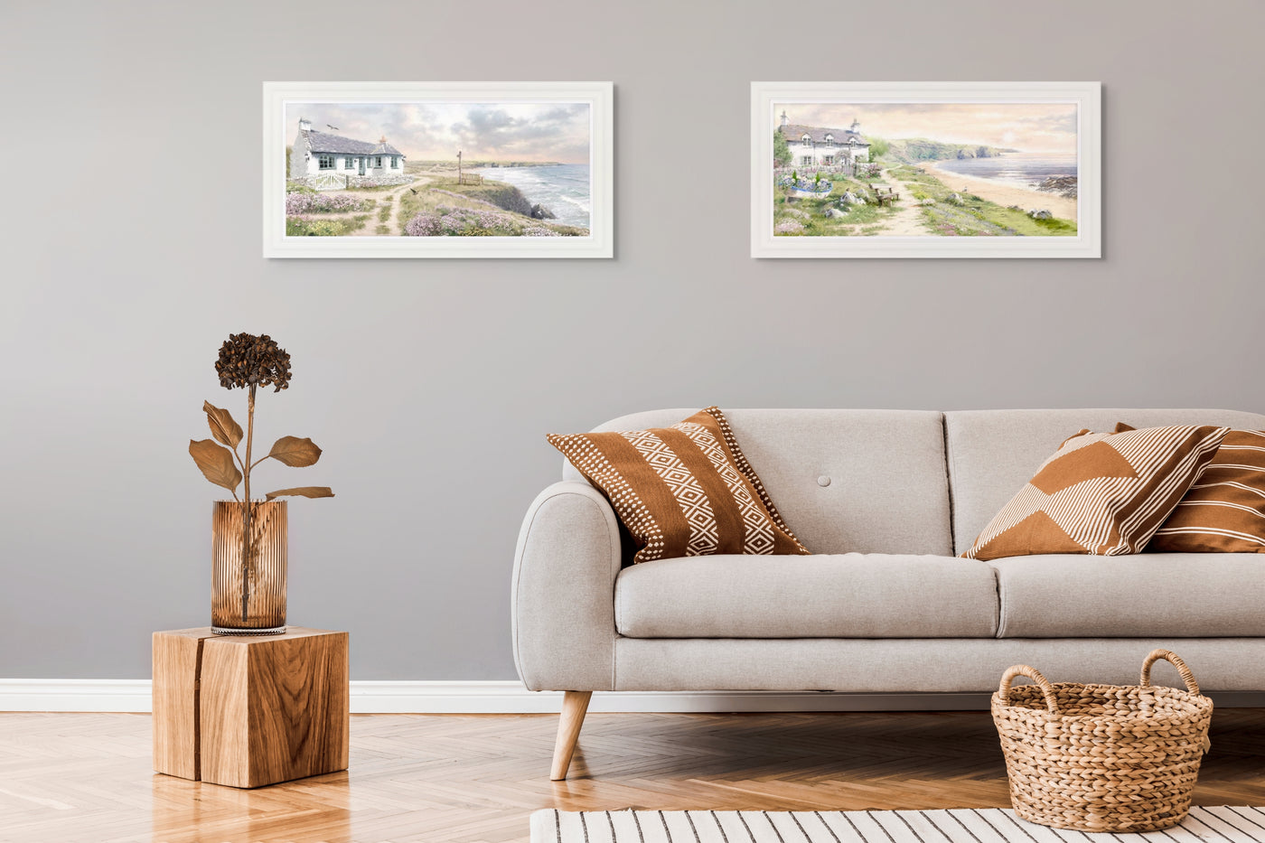 Sea View Cottage By Richard MacNeil - TheArtistsQuarter