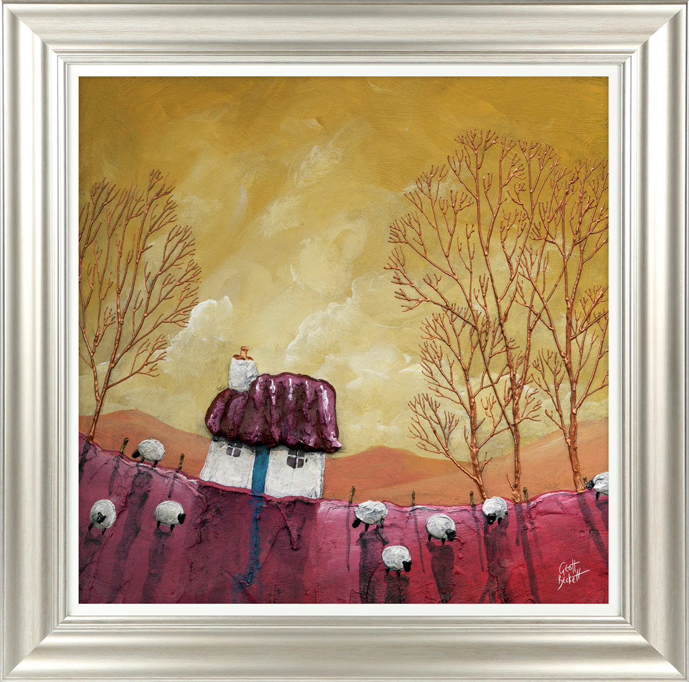 Copper Trees By Geoff Beckett - TheArtistsQuarter