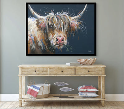 Highland Moo By Ashley Saunders *NEW* - TheArtistsQuarter