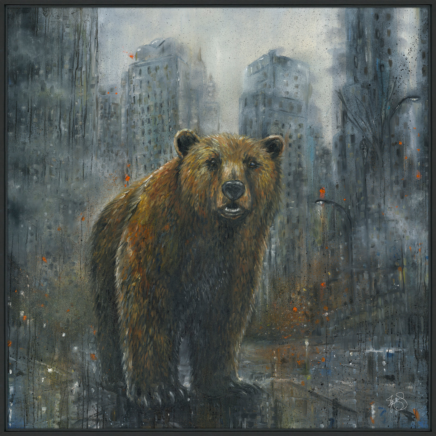 Bear In The City By Emma Haines *NEW* - TheArtistsQuarter