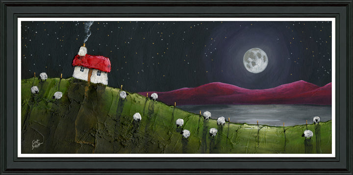 Glimmering Night By Geoff Beckett - TheArtistsQuarter