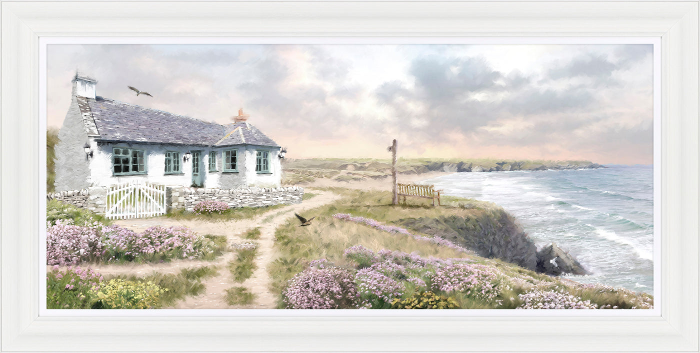 Cliff Top Cottage By Richard MacNeil *NEW* - TheArtistsQuarter