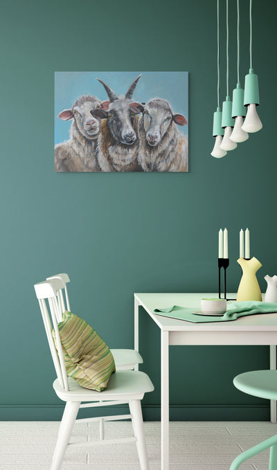 What Are Ewe Looking At Canvas By Louise Brown *NEW* - TheArtistsQuarter