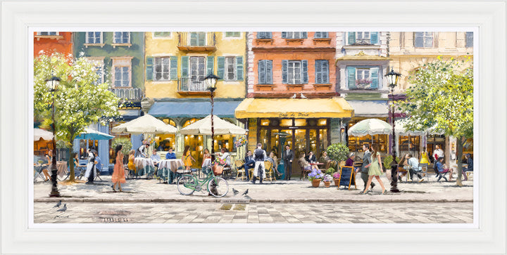 Cafe De Paris Large By Richard MacNeil - TheArtistsQuarter