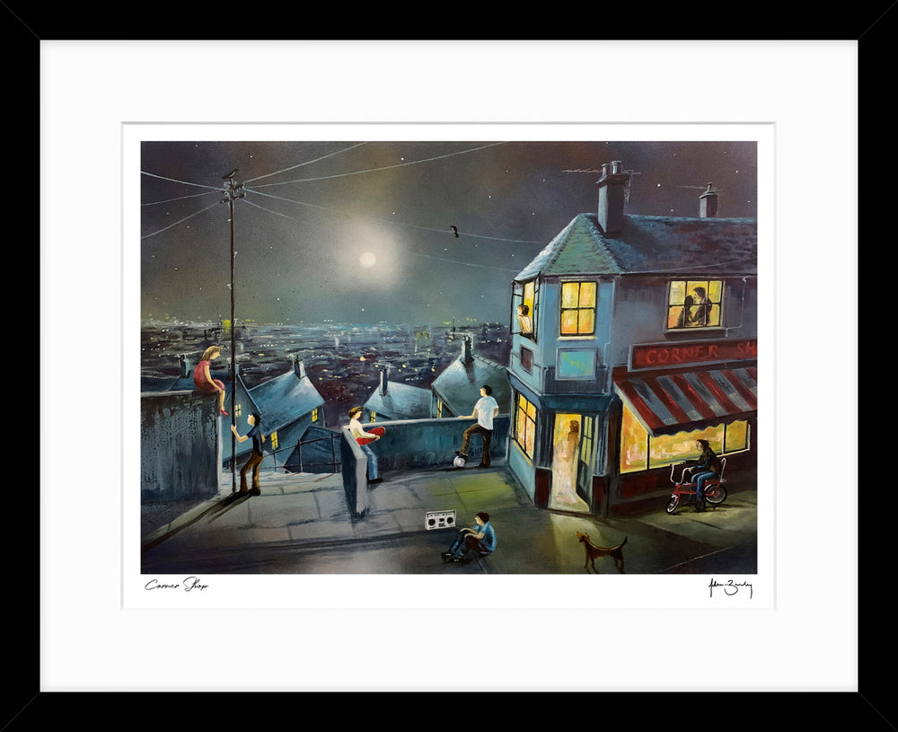 Corner Shop By Adam Barsby *LAST ONE* - TheArtistsQuarter