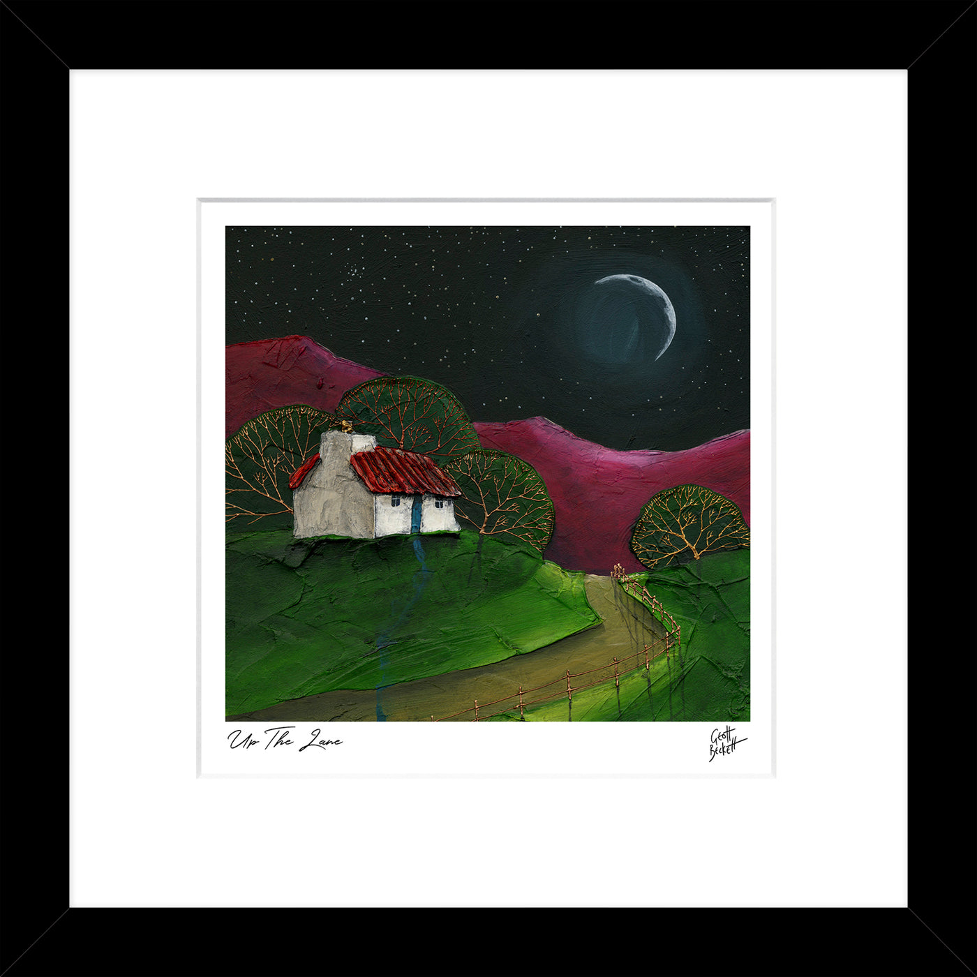 Up The Lane (Small) By Geoff Beckett - TheArtistsQuarter