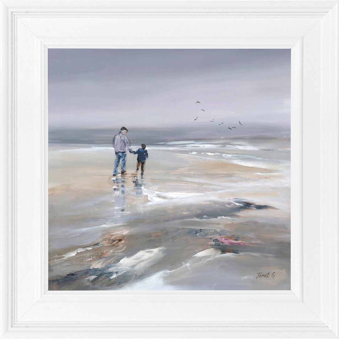 Beach Walk II (Small) By Janet Gammans - TheArtistsQuarter