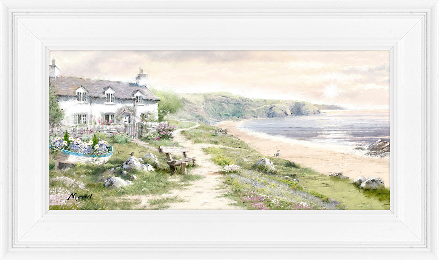 Sea View Cottage (Small) By Richard MacNeil *NEW* - TheArtistsQuarter