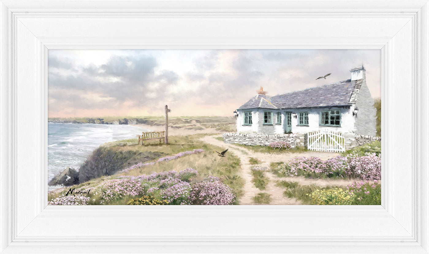 Cliff Top Cottage (Small) By Richard MacNeil *NEW* - TheArtistsQuarter