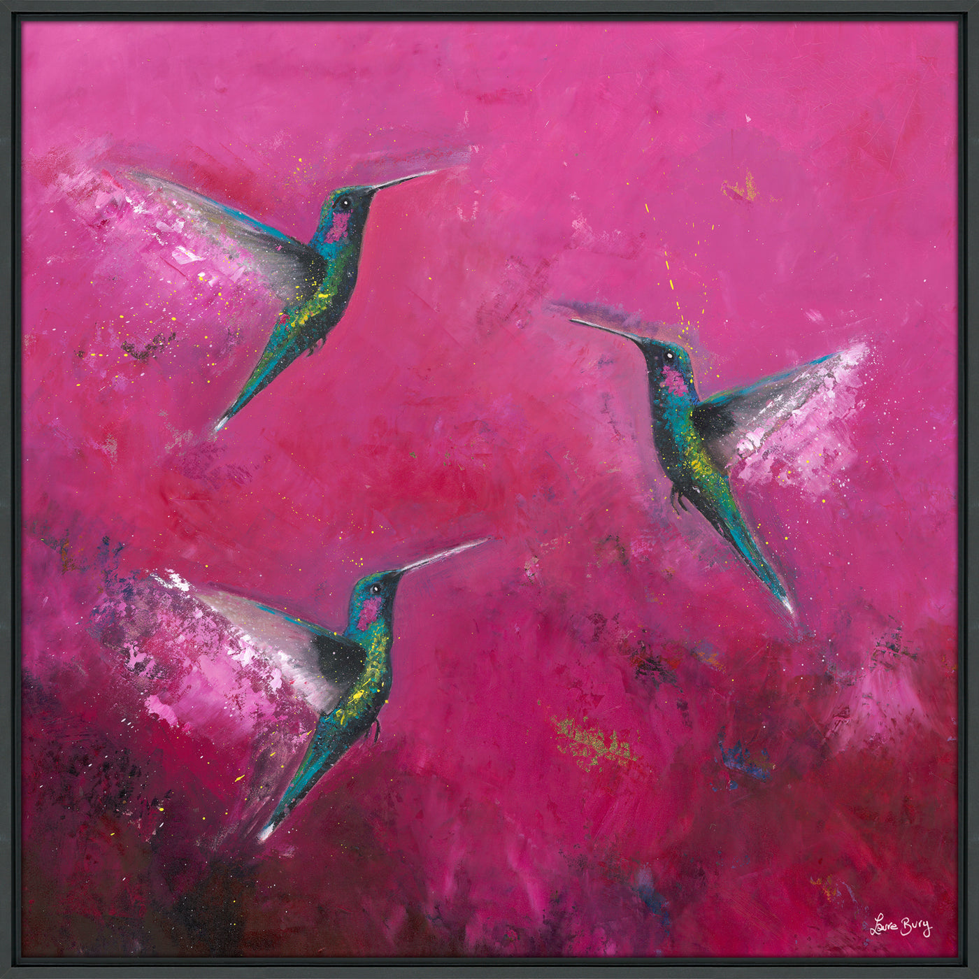 The Joy Of Hummingbirds By Laure Bury *NEW* - TheArtistsQuarter