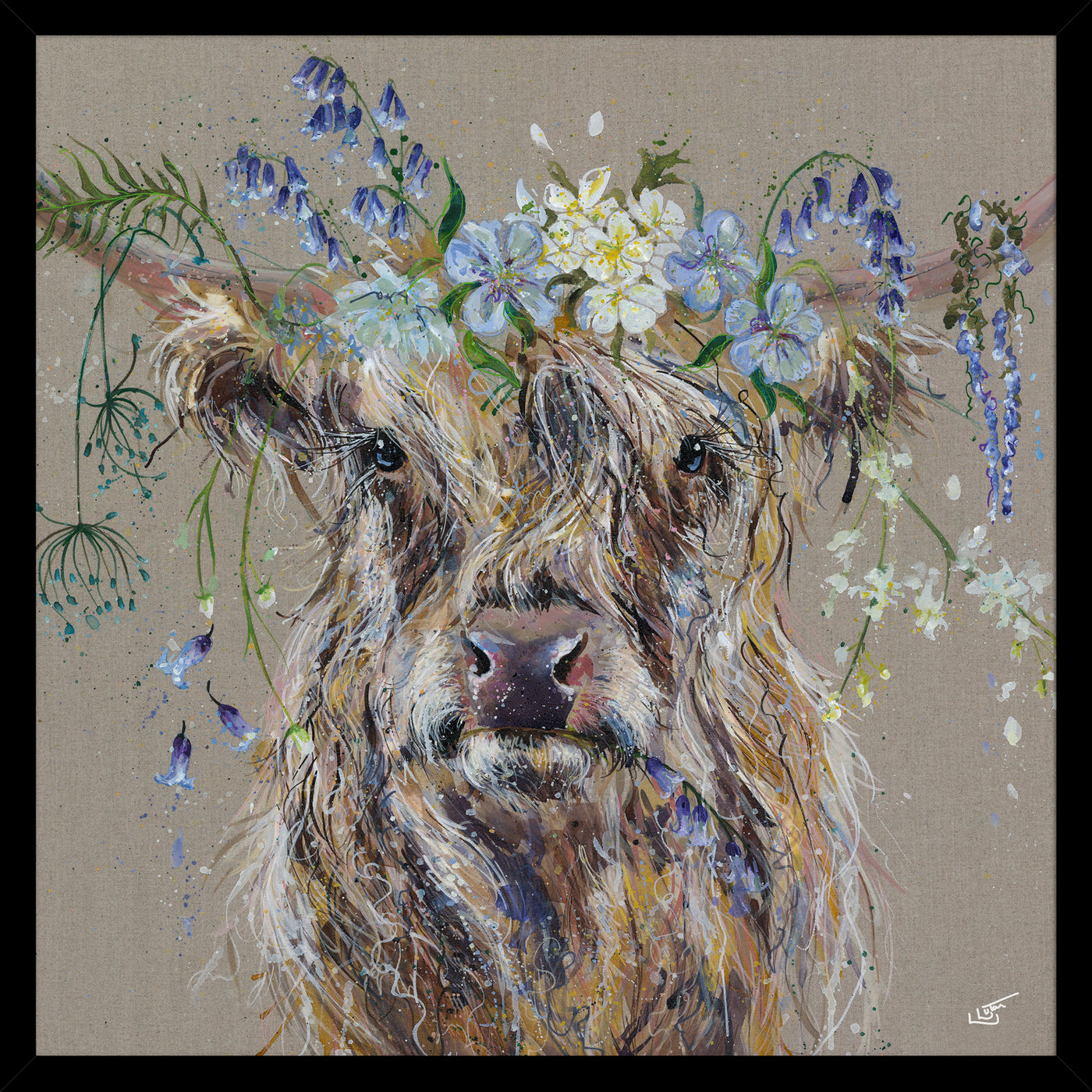 Bluebell Medium By Louise Luton **Free, Next Day Delivery - TheArtistsQuarter