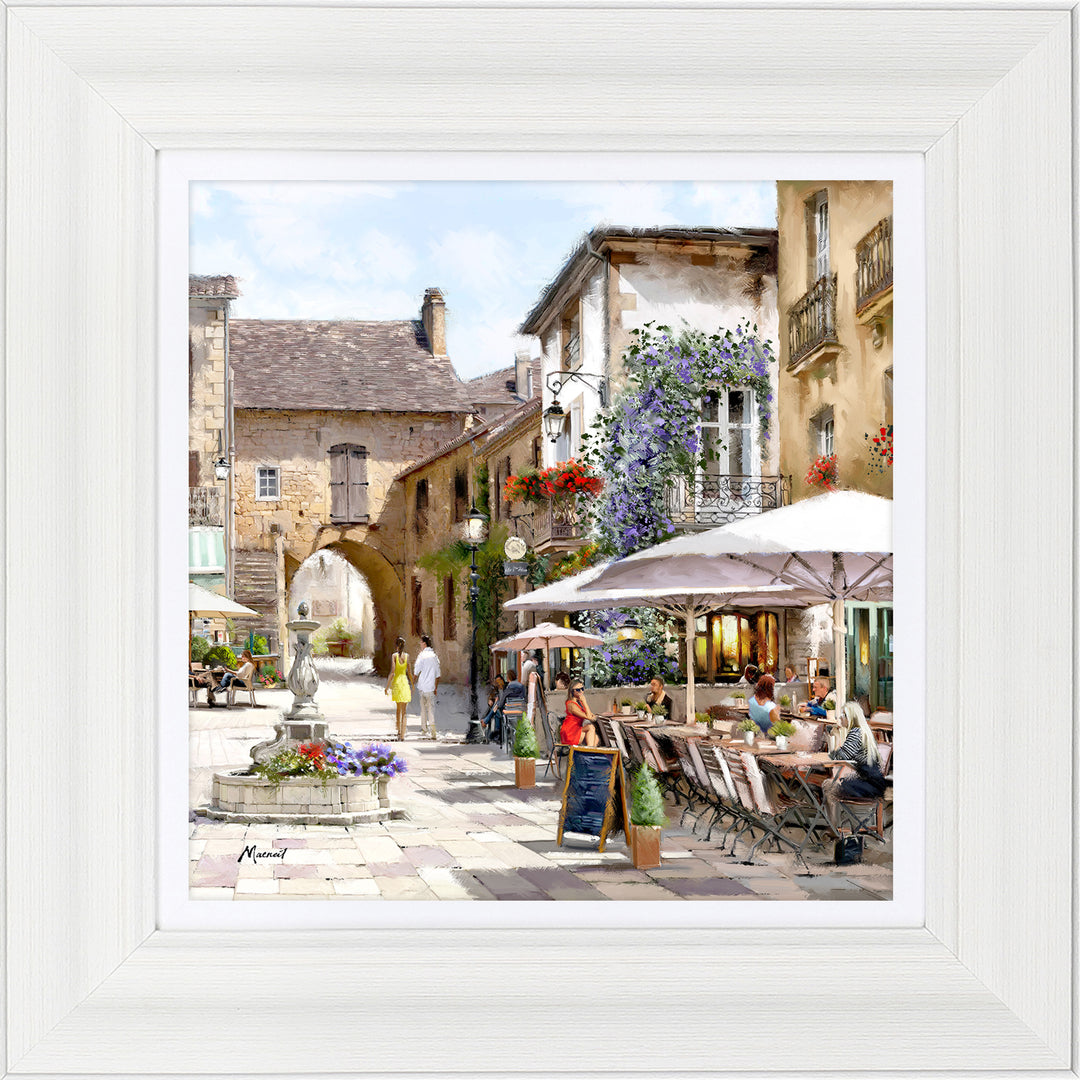 Courtyard Café II By Richard MacNeil *Delivers Early April* - TheArtistsQuarter