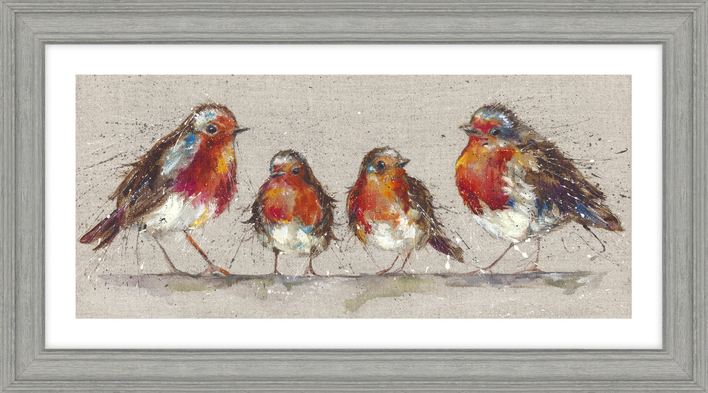 Robin Family By Nicola Jane Rowles - TheArtistsQuarter