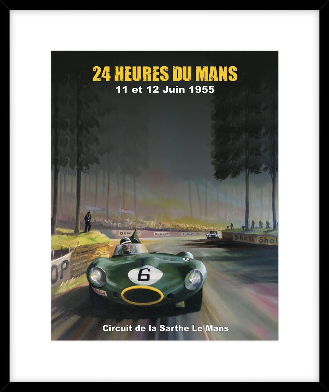 24 Hours of Le Mans 1955 By Zucarto *NEW* - TheArtistsQuarter