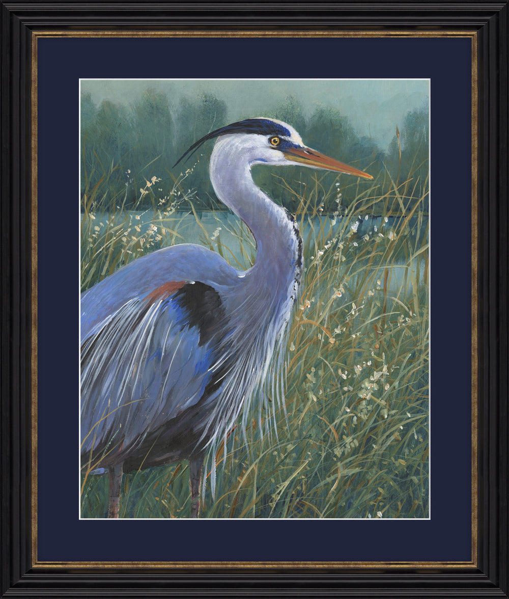 Wading Heron II - TheArtistsQuarter