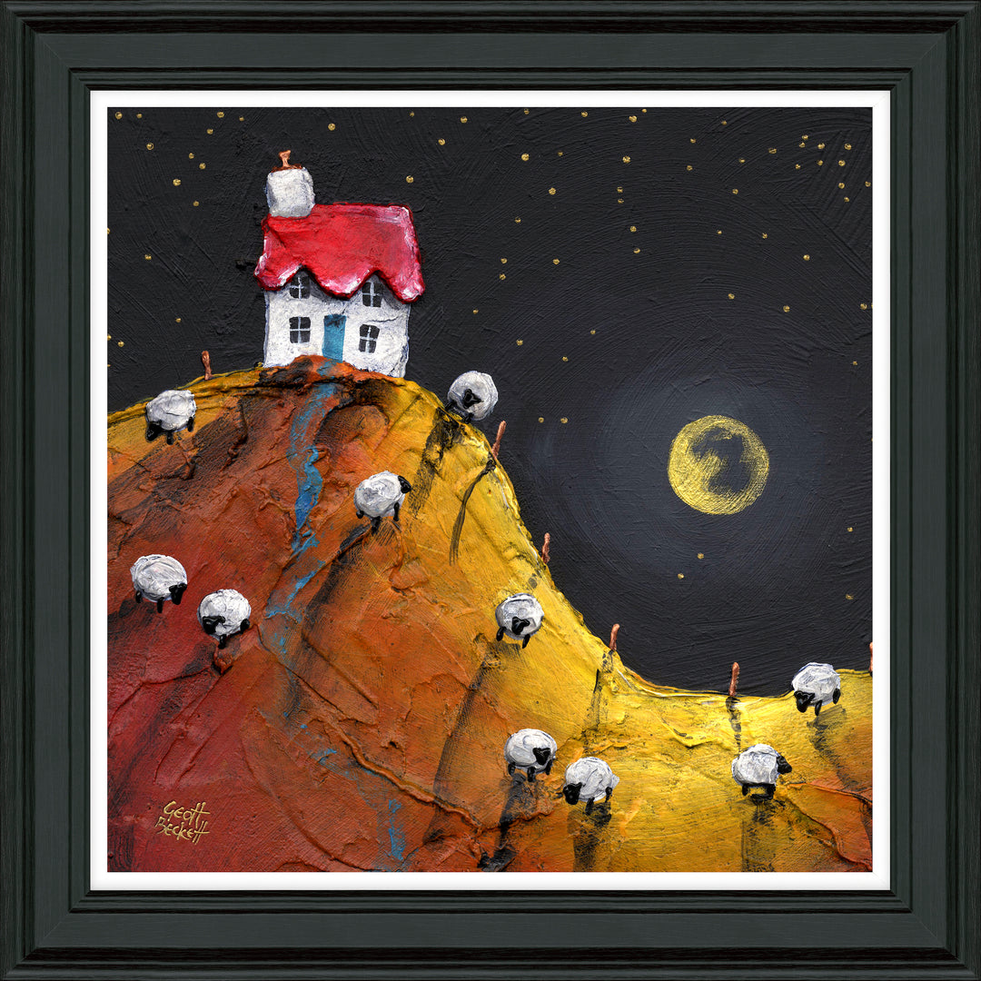 Golden Moon By Geoff Beckett *NEW* - TheArtistsQuarter