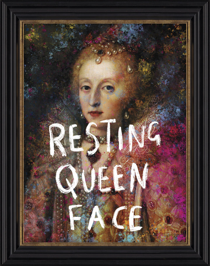 Resting Face Queen By Sarah Adams - TheArtistsQuarter