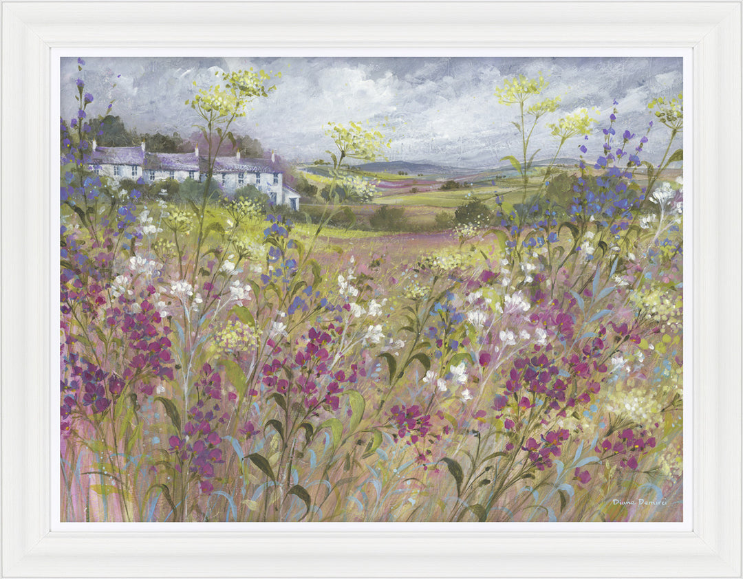 Three Cottages (Large Version) By Diane Demirci - TheArtistsQuarter