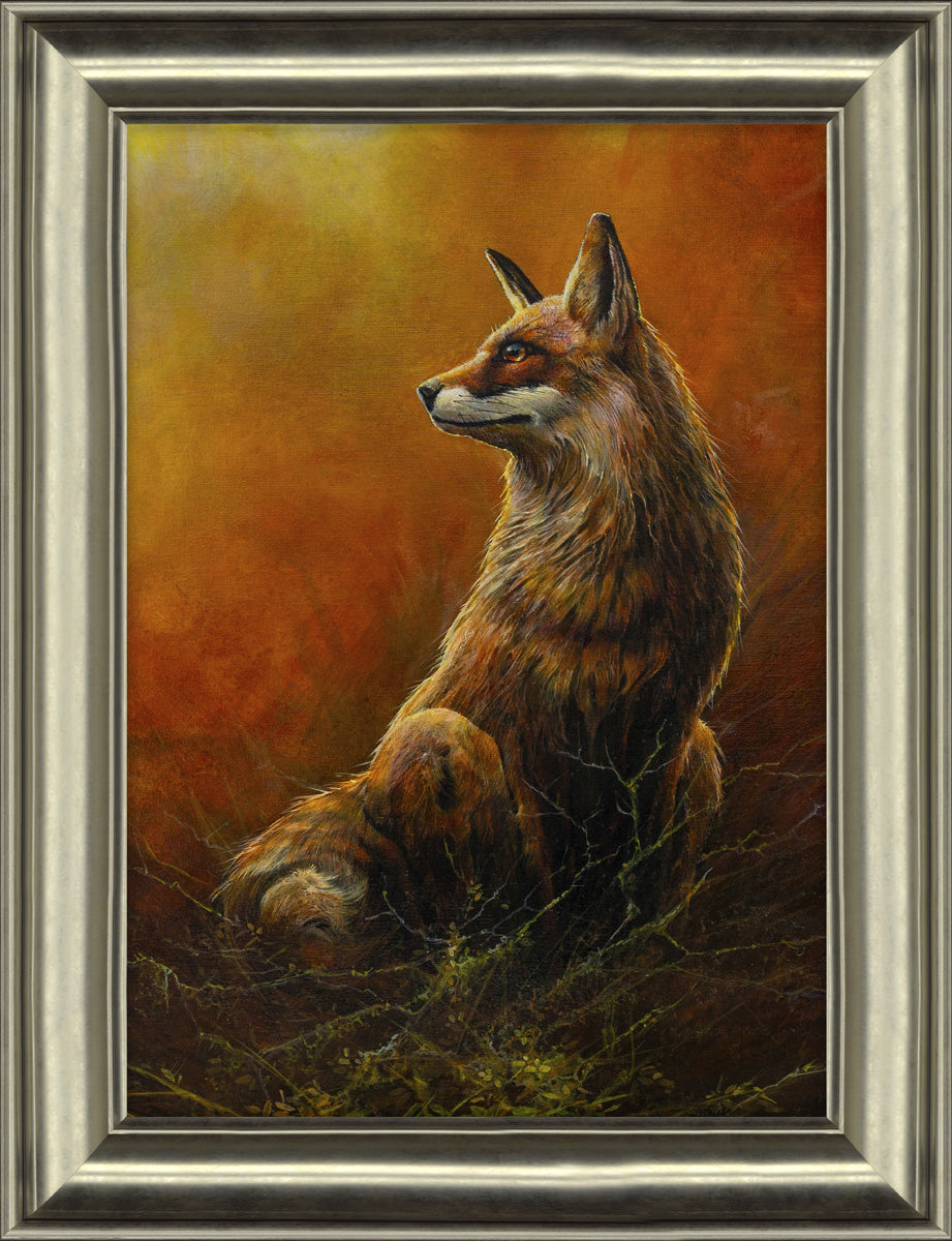 Waiting Fox By Chris Sharp - TheArtistsQuarter