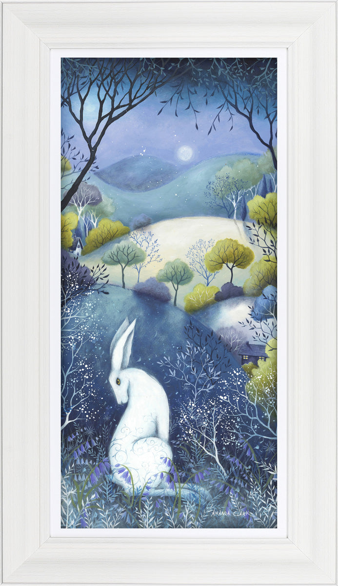 Moonlit Hare I By Amanda Clark - TheArtistsQuarter