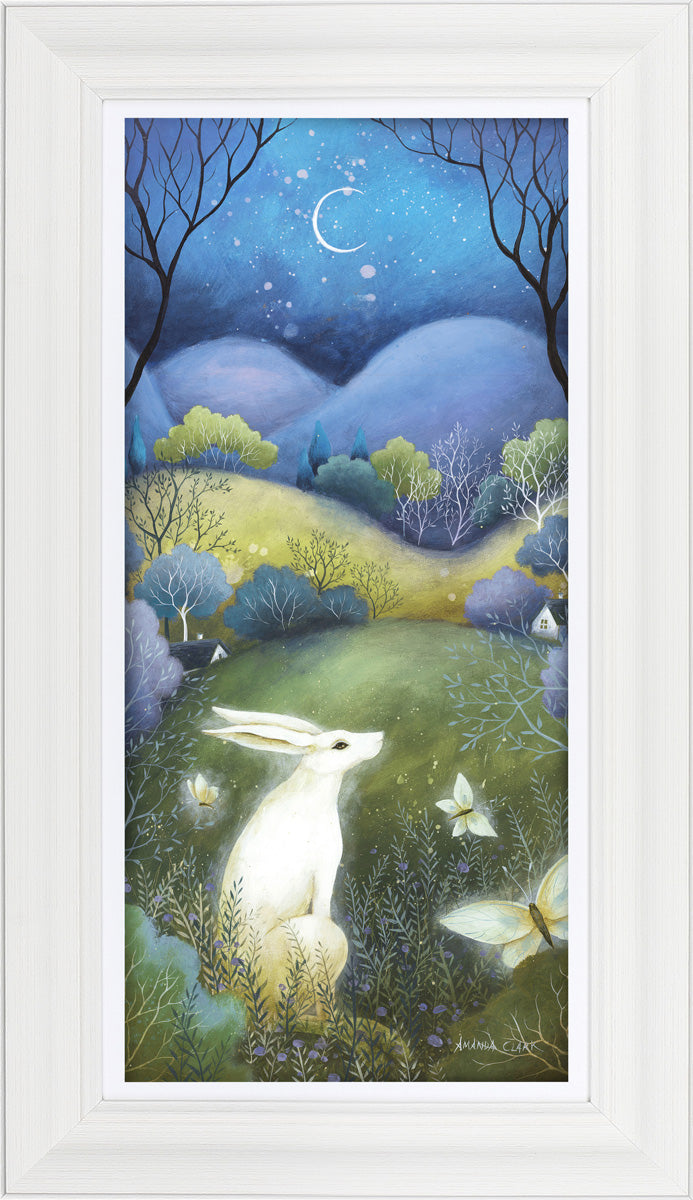 Moonlit Hare II By Amanda Clark - TheArtistsQuarter