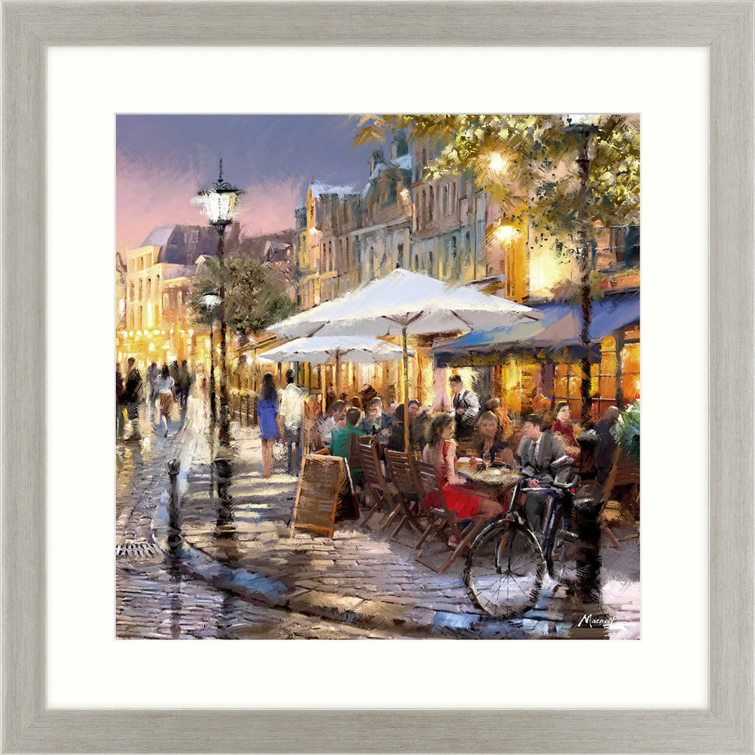 Night Cafe Detail 2 By Richard MacNeil - TheArtistsQuarter