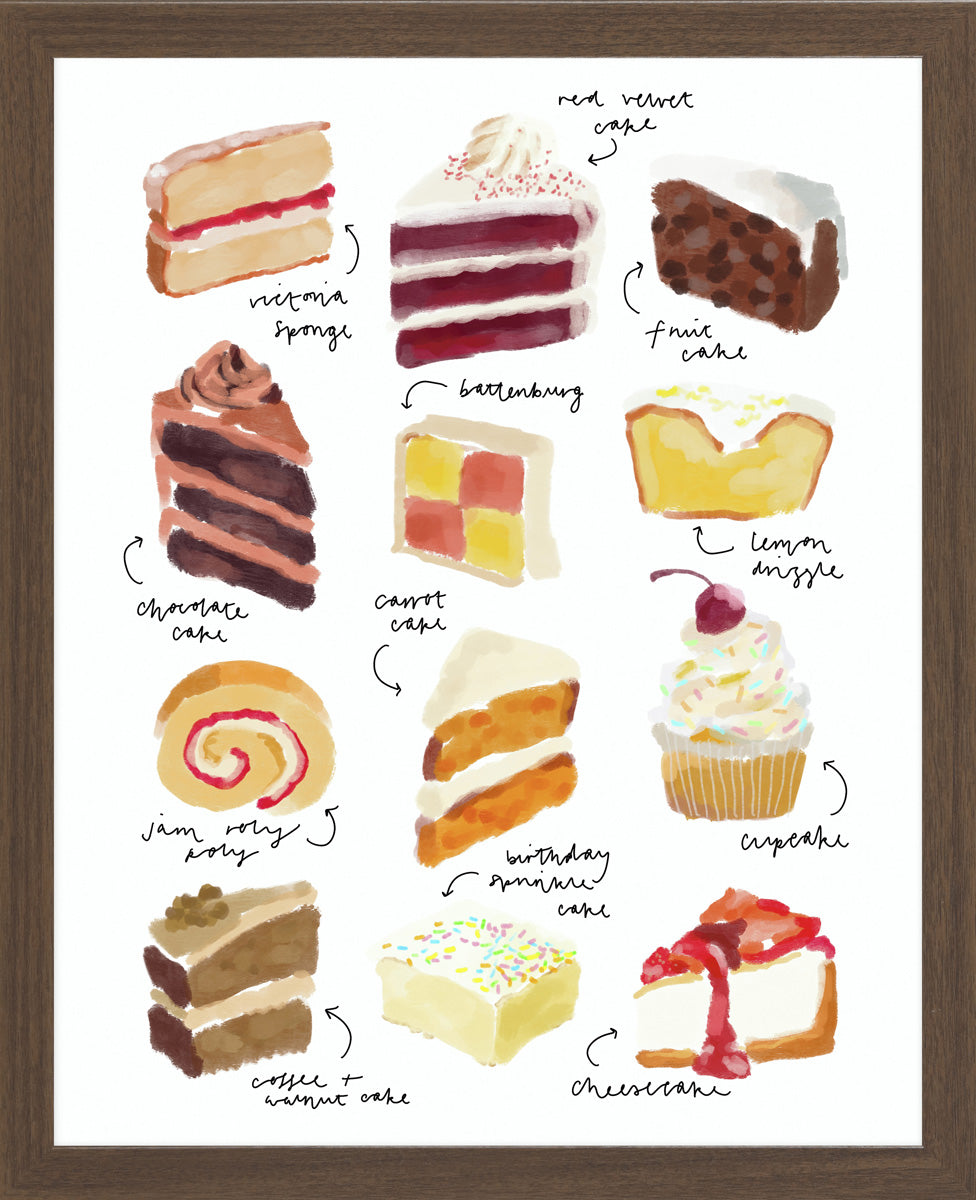 Cake Varieties By Natalie Cass - TheArtistsQuarter