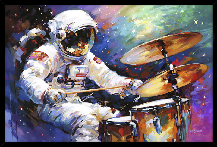 Cosmic Drummer By Leon Devenice - TheArtistsQuarter