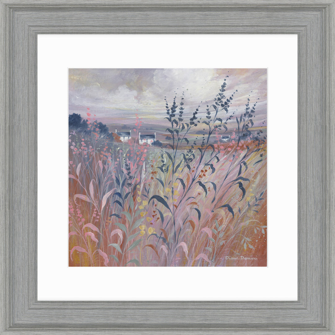 Hazy Meadow Cottage II By Diane Demirci - TheArtistsQuarter