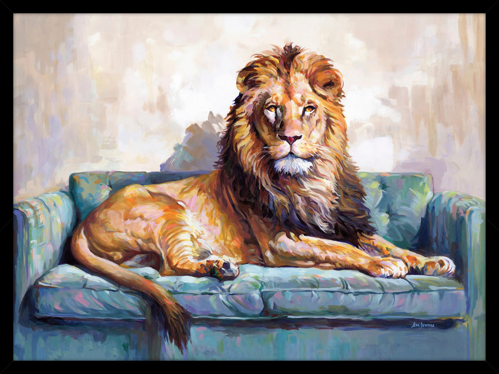 Lions Day Off By Leon Devenice - TheArtistsQuarter