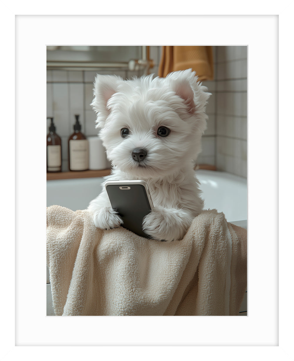 Yorkie’s Me Time - TheArtistsQuarter