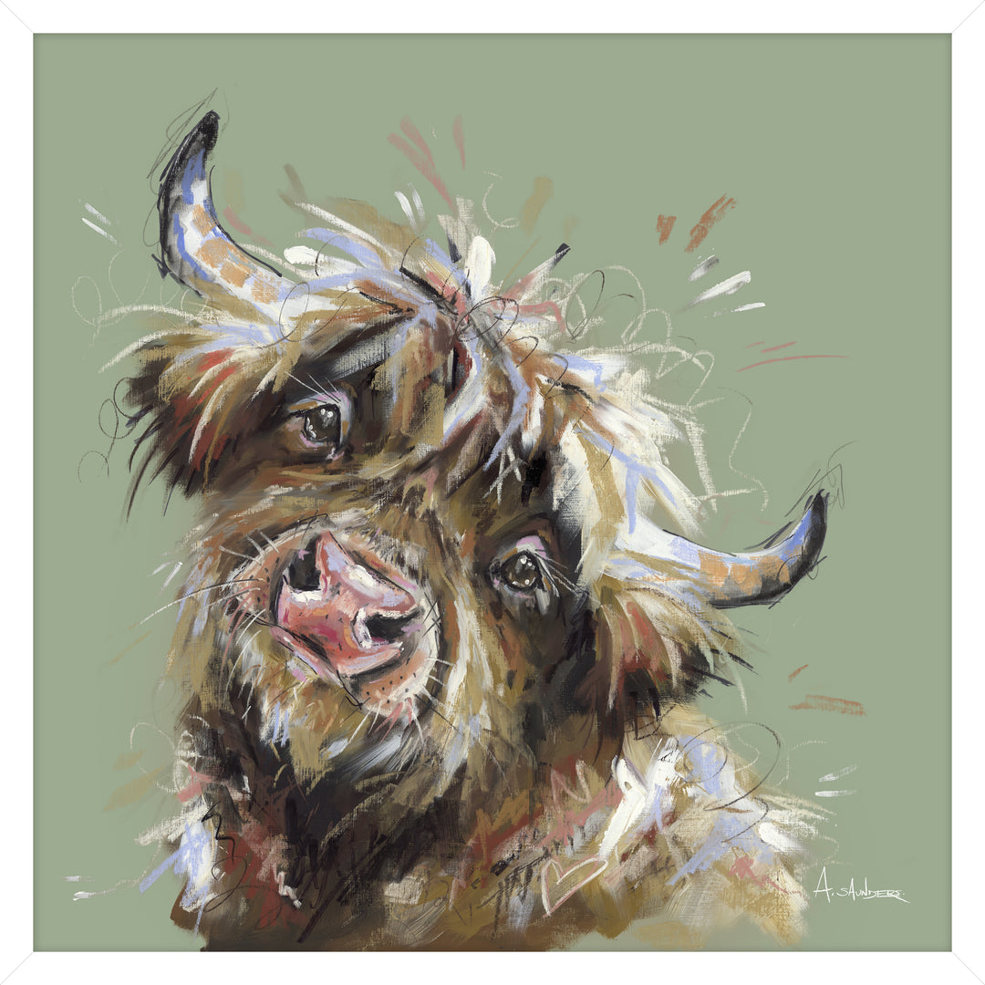 Mini Moo By Ashley Saunders - TheArtistsQuarter