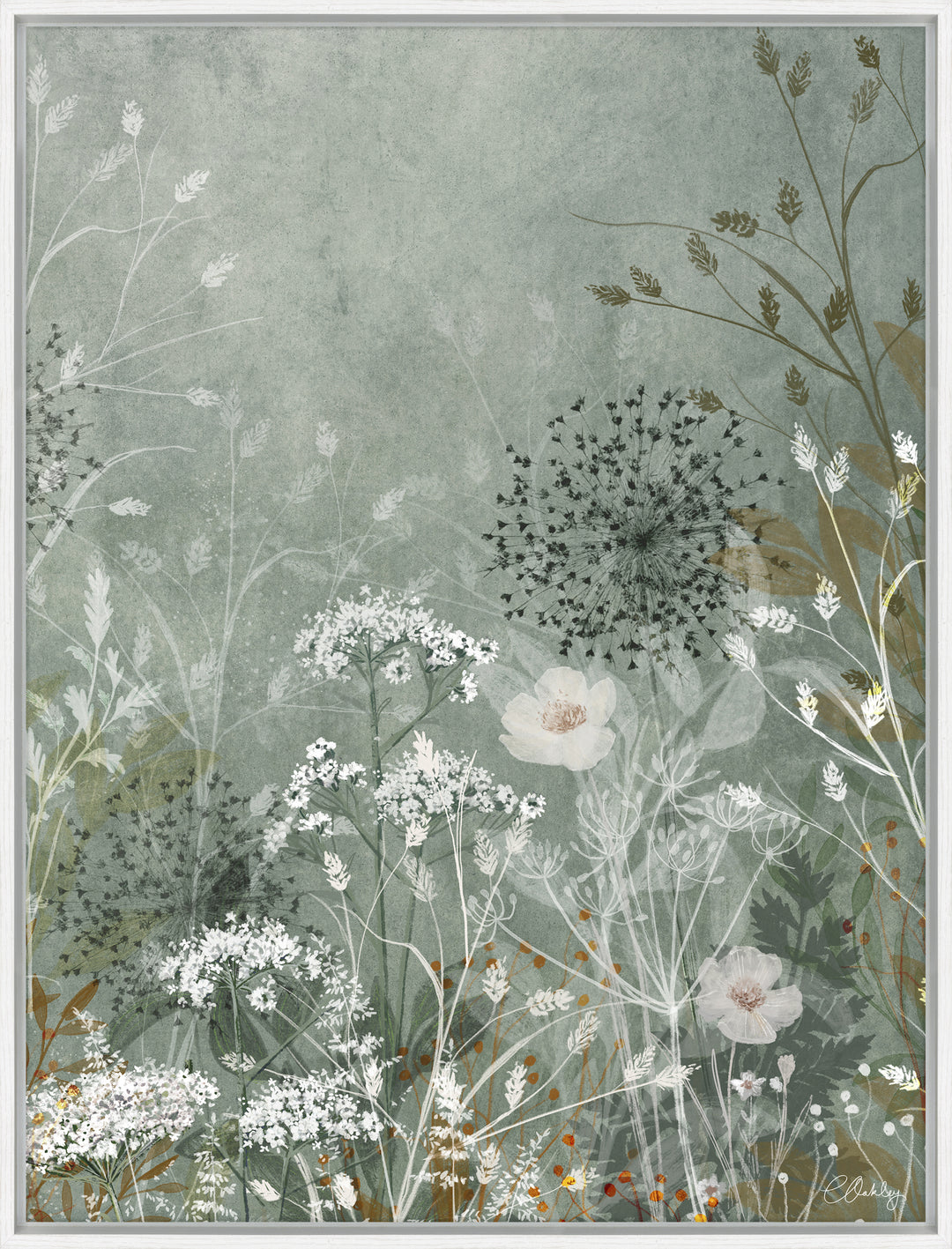 Wild Sage Meadow II Large By Charlotte Oakley - TheArtistsQuarter