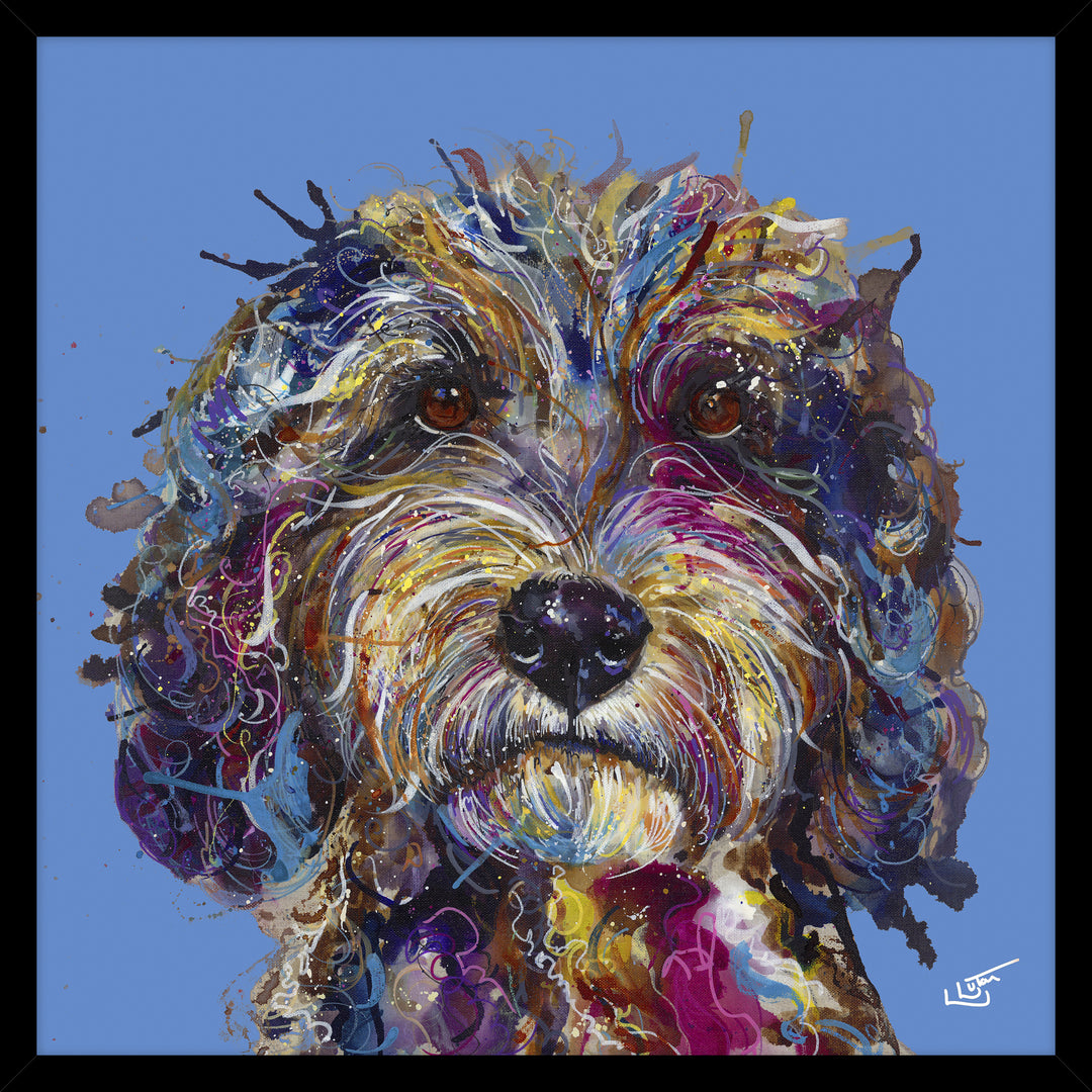Cockapoo (Colour) By Louise Luton - TheArtistsQuarter