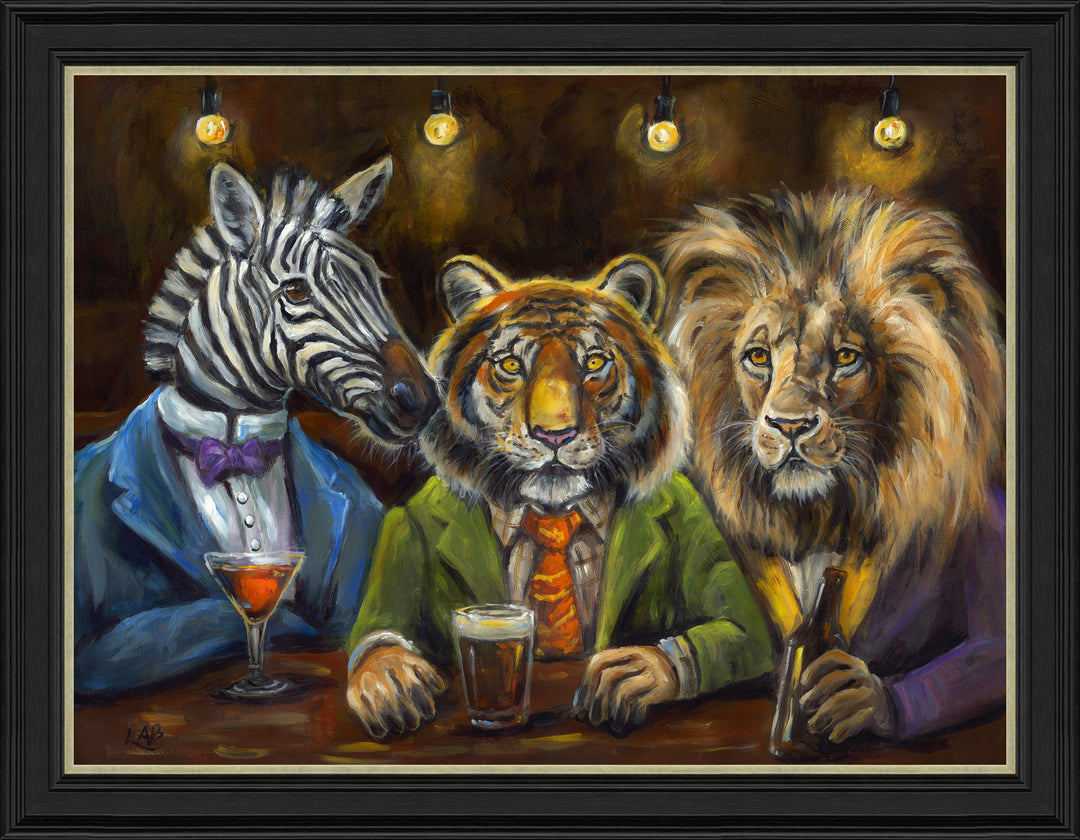 Safari Bar By Louise Brown - TheArtistsQuarter