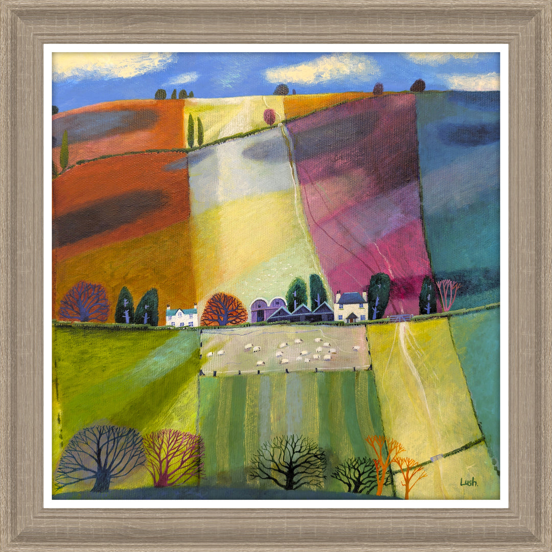 Rolling Clouds on a Blustery Day By Debbie Lush - TheArtistsQuarter