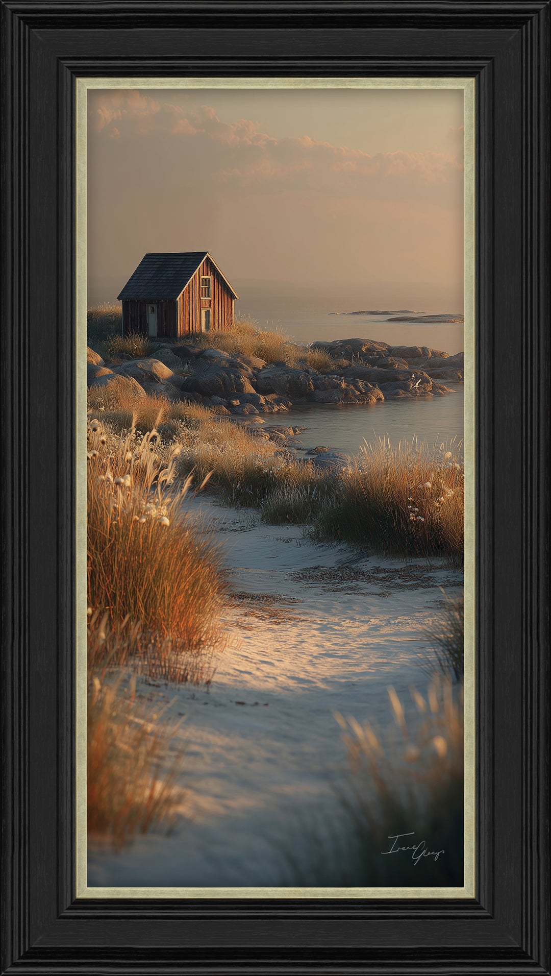 The Boathouse By Irene Glenys - TheArtistsQuarter