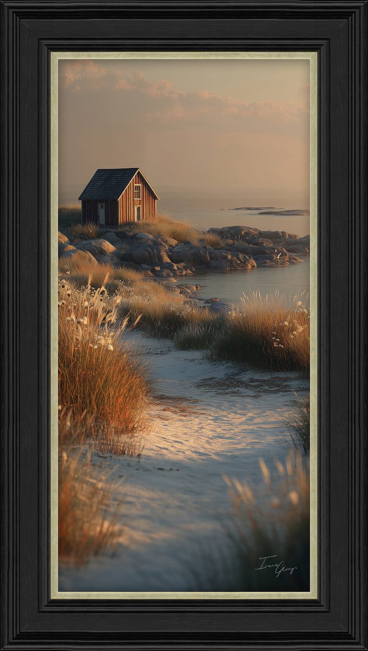 The Boathouse By Irene Glenys - TheArtistsQuarter