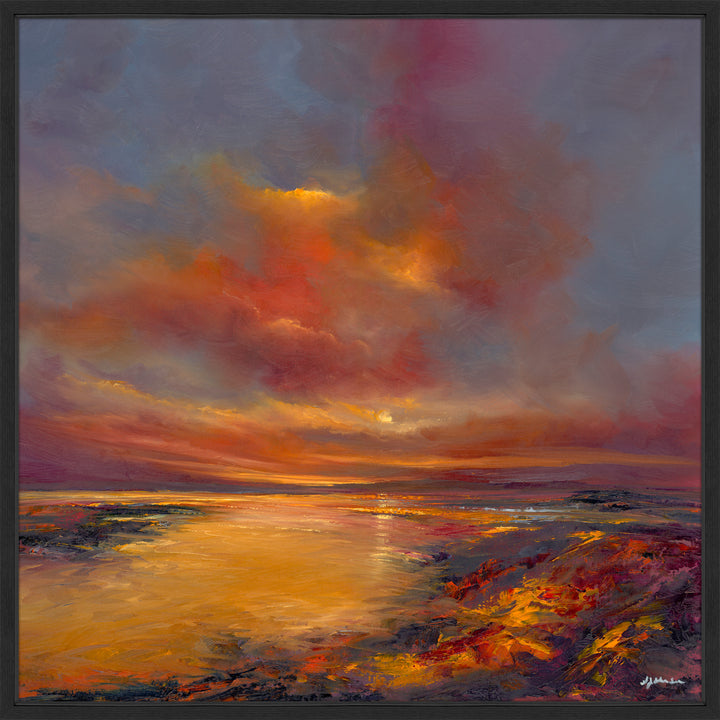 Golden Hour Sunset By Alison Johnson