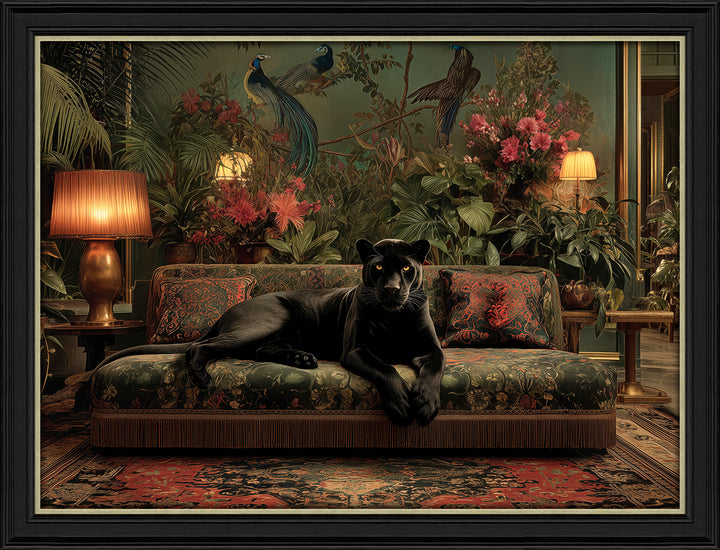 Lounging Panther By AKDesigns