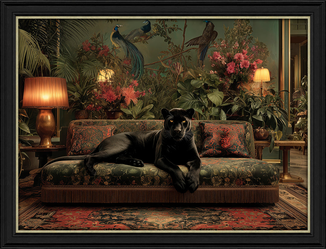 Lounging Panther By Artko