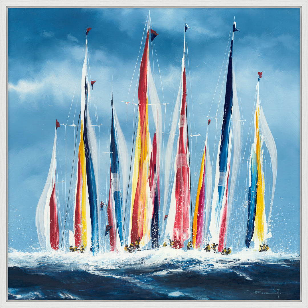 Start Line Jostle By Dale Bowen - TheArtistsQuarter