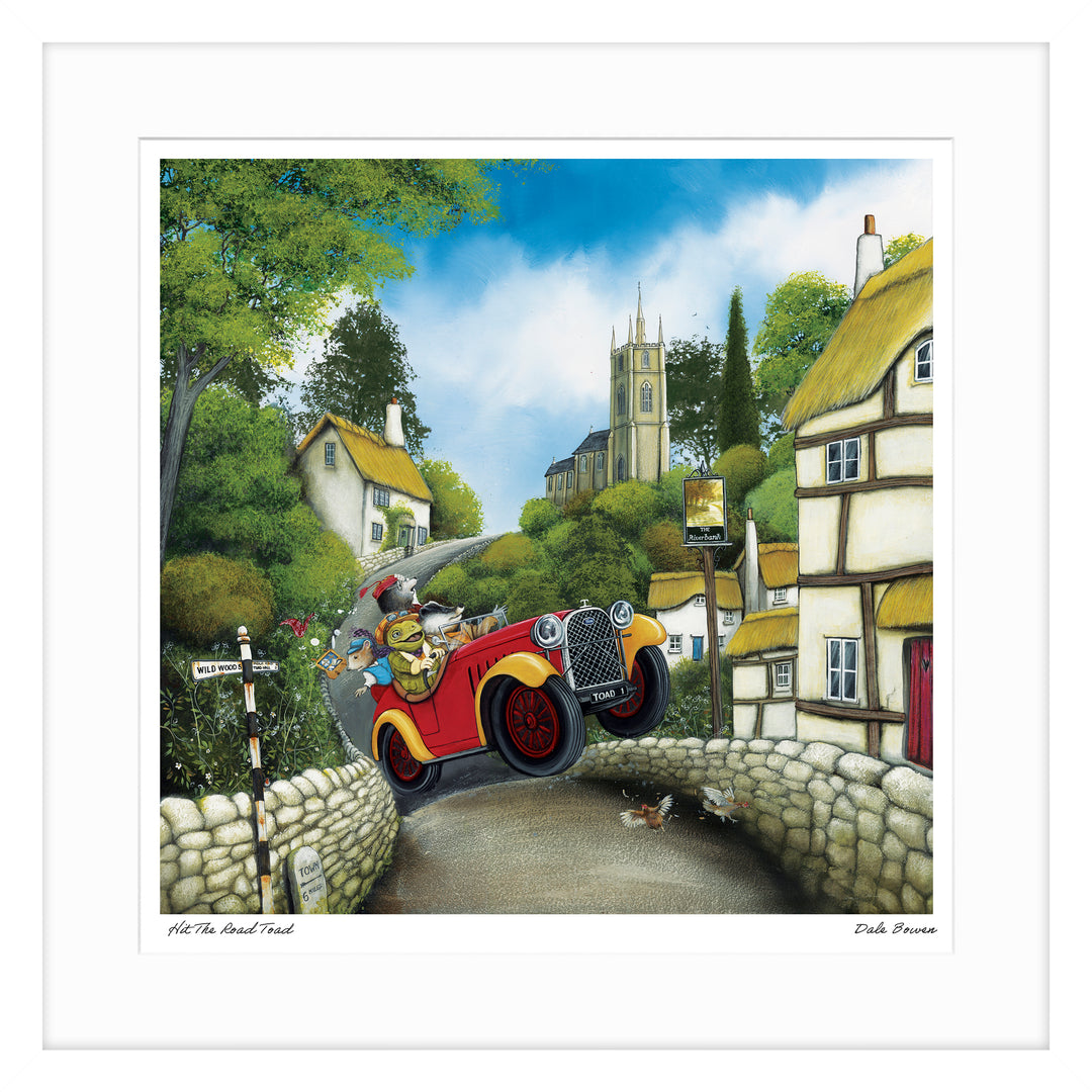 Hit The Road Toad By Dale Bowen - TheArtistsQuarter